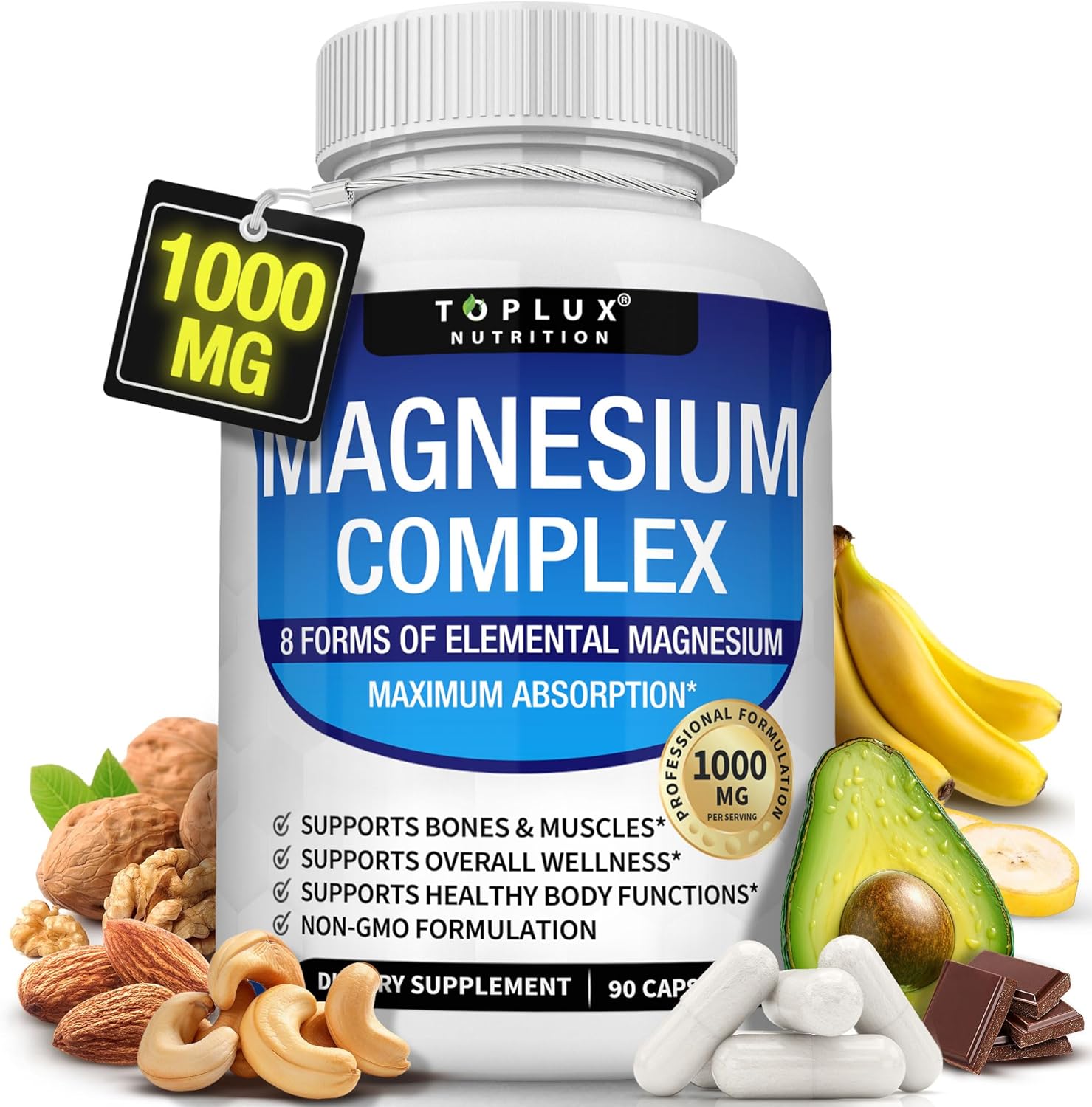 Magnesium Complex 8 Essential Magnesium Supplement Fitness Edible