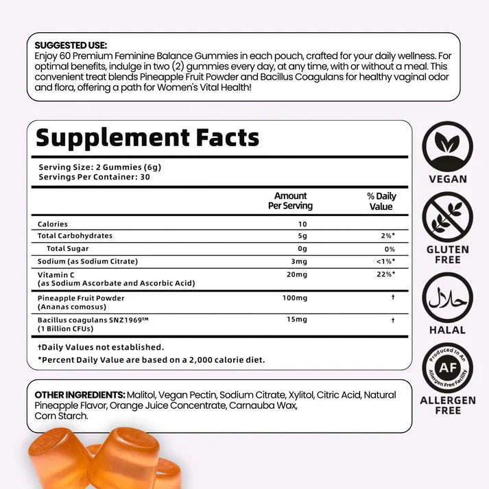 Vital Source Feminine Balance Gummies