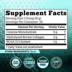 Creatine Monohydrate for Women with Collagen and BCAA's