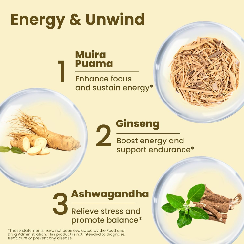 Potency Wood Ginseng Ashwagandha GingkoTribulus