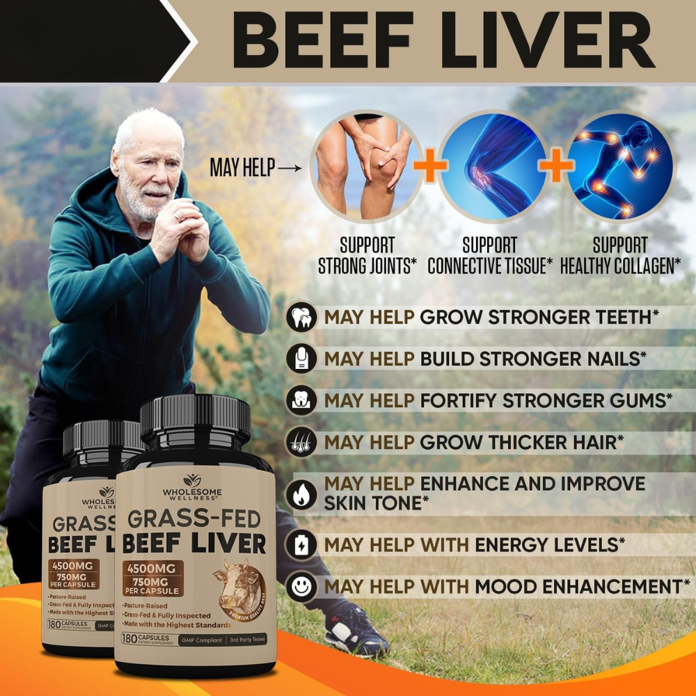 Grass-Fed Beef Liver Capsules