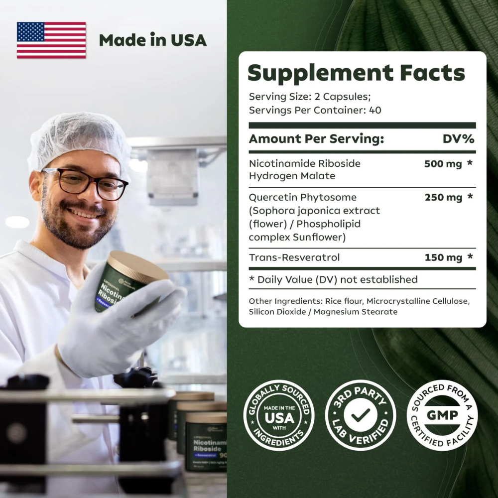 NAD+ Nicotinamide Riboside Resveratrol
