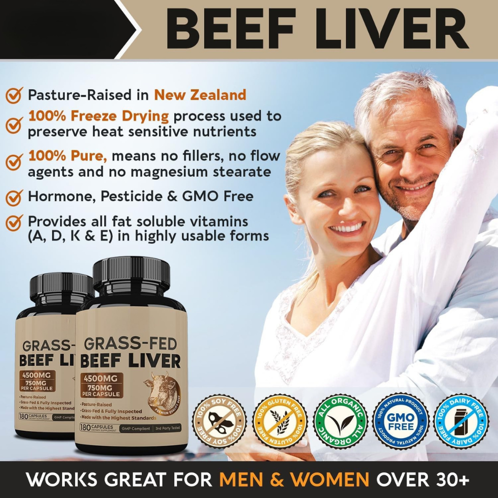 Grass-Fed Beef Liver Capsules