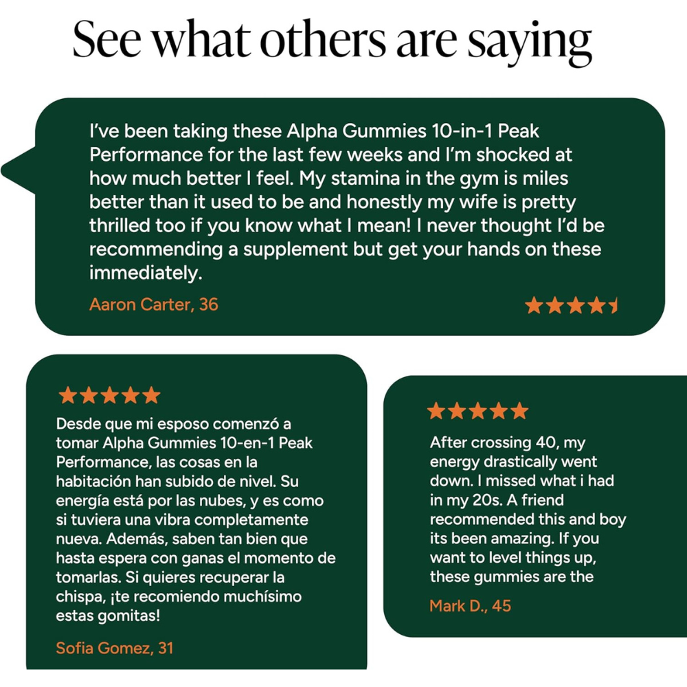 Recovery Health Alpha Gummies