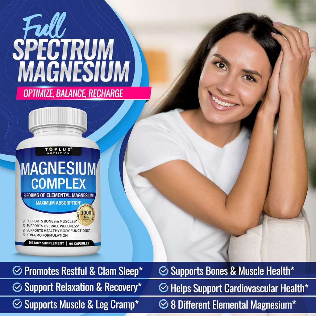 Magnesium Complex 8 Essential Magnesium Supplement Fitness Edible