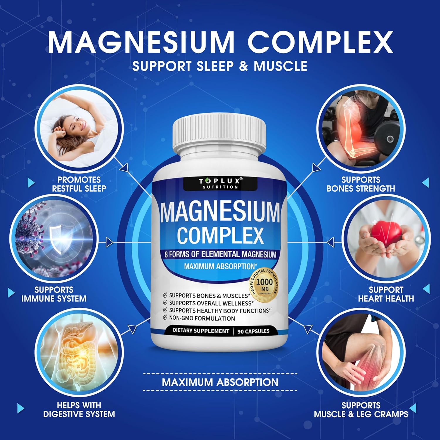 Magnesium Complex 8 Essential Magnesium Supplement Fitness Edible