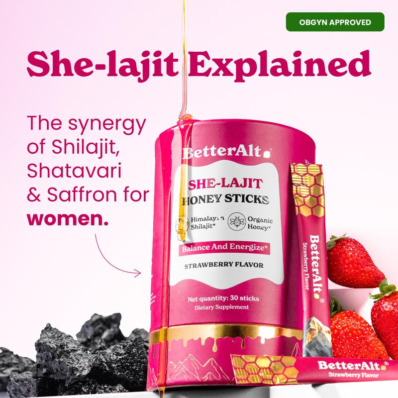 BetterAlt Shilajit for Women